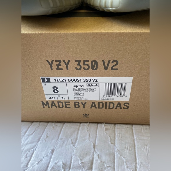 Adidas Yeezy Boost 350 V2 (Granite/Core Black/Granite) HQ2059 - Picture 7 of 8